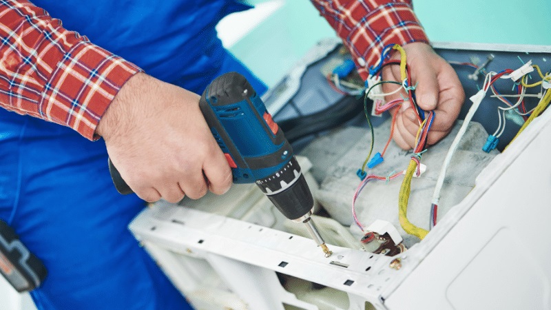 Ankara Toshiba Toshiba çamaşır makinesi kart tamiri – Su almama arızası orijinal parça ile giderildi. - Teknik servis örneği